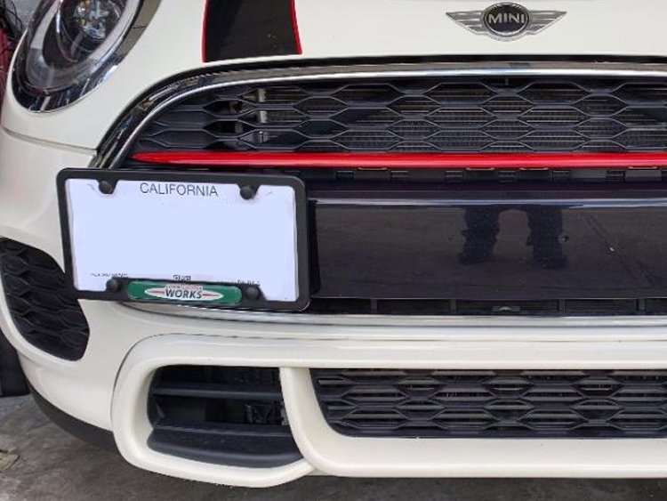 MINI Cooper Platypus License Plate Mount